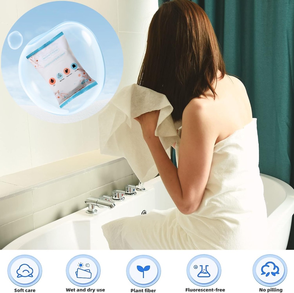 6 Packs Large Compressed Towel - Beach Towel Large 리뷰 및 가격