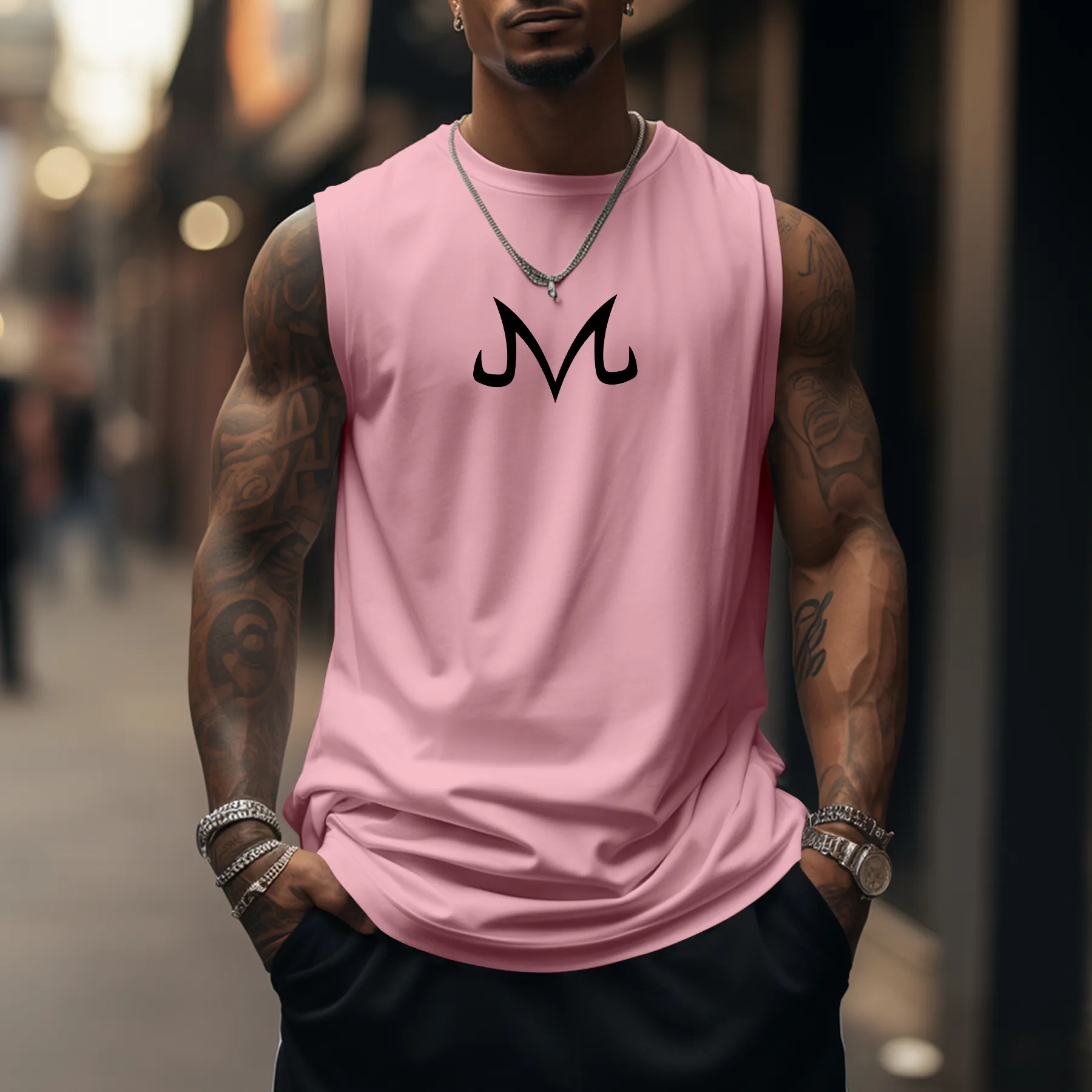 Majin Buu Dragon Ball Anime Pr - Tank Top Muscle 리뷰 및 가격