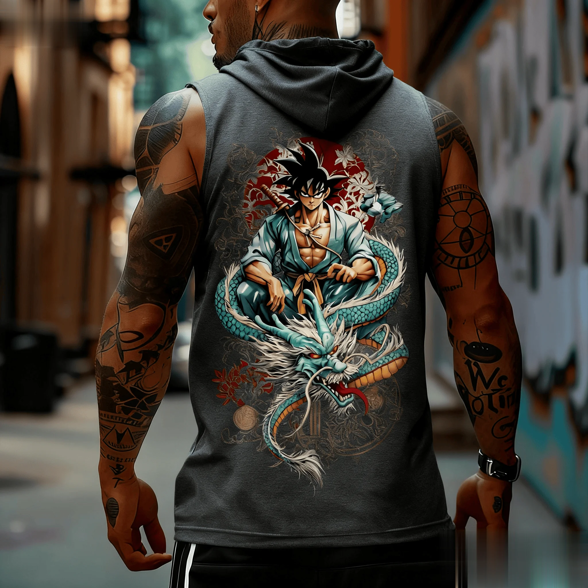 Dragon Ball Goku Anime Men Tan - Tank Top Muscle 리뷰 및 가격