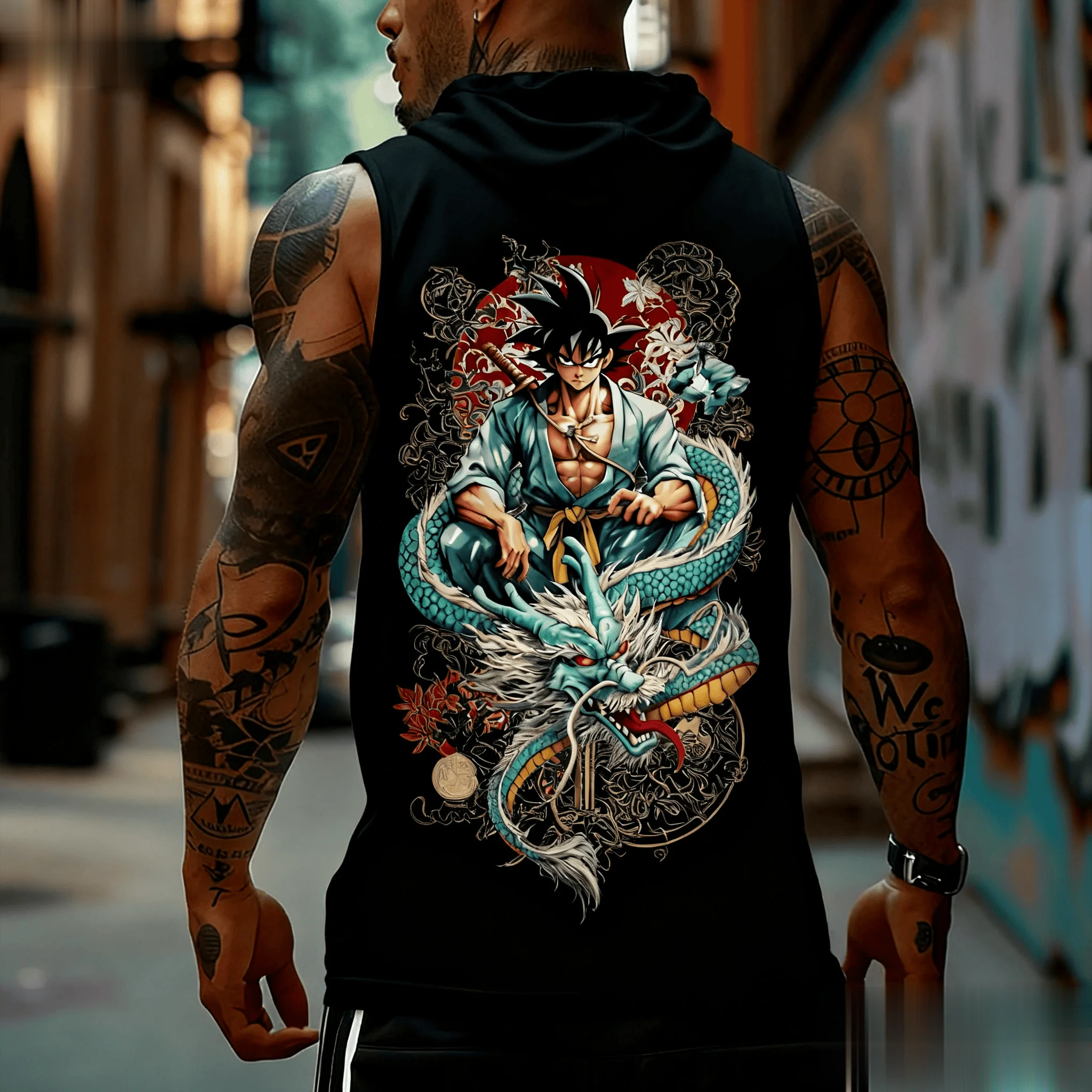 Dragon Ball Goku Anime Men Tan - Tank Top Muscle 리뷰 및 가격