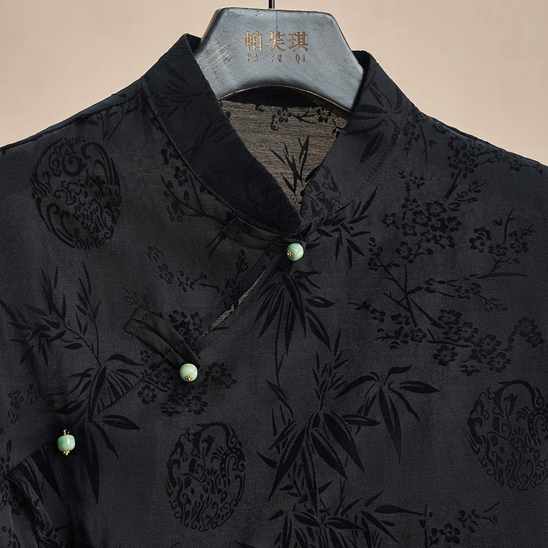 Retro Thin Shirt New Chinese S - Shirt Camp Collar 리뷰 및 가격