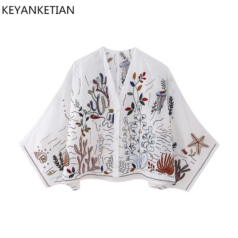 KEYANKETIAN Summer's New Flora - Resort Shirt Floral 리뷰 및 가격