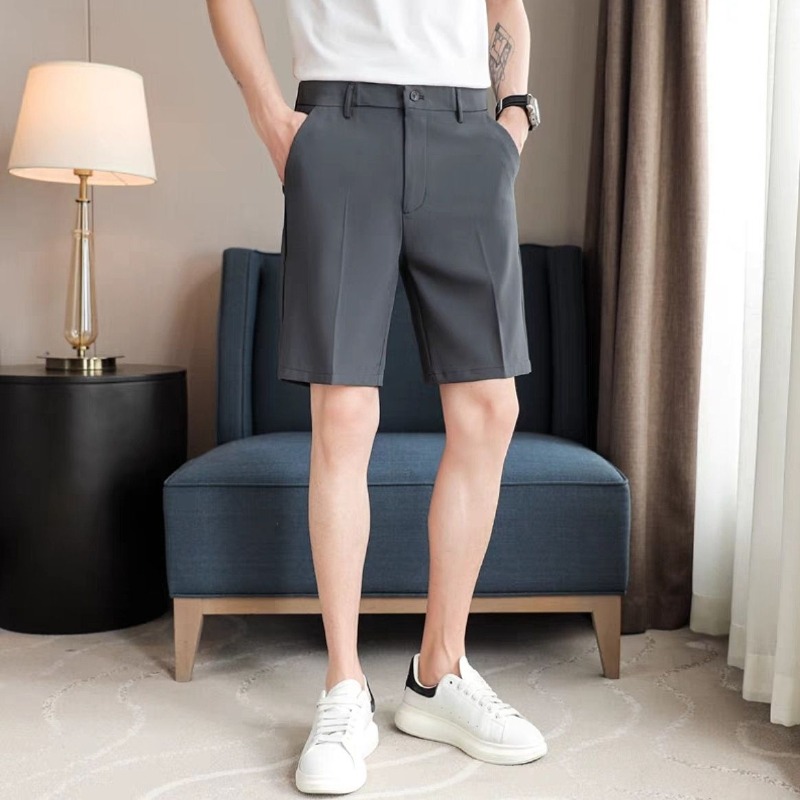 Men's Slim Fit Suit Shorts Sum - Shorts Chino Slim 리뷰 및 가격