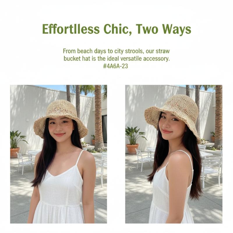 Handwoven Rainbow Straw Hats W - Bucket Hat Straw 리뷰 및 가격