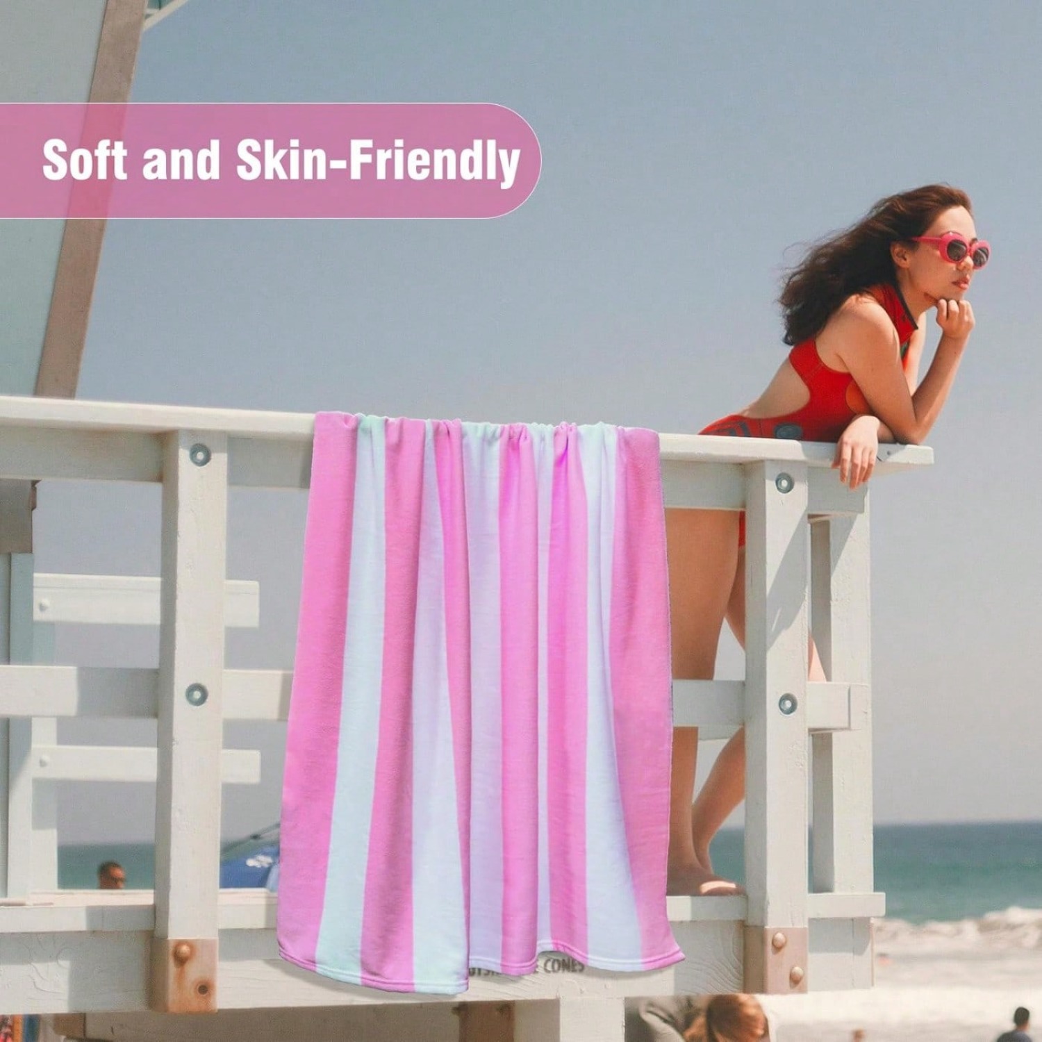 1 PC Large Oversized Beach Tow - Beach Towel Large 리뷰 및 가격