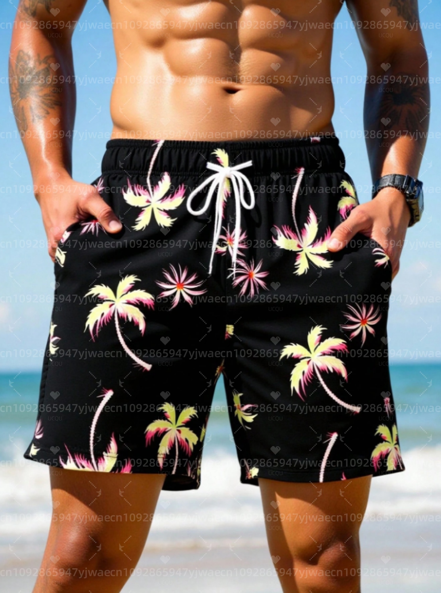 Summer Men Board Surf Shorts H - Trunks Board Surf 리뷰 및 가격