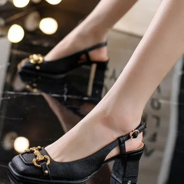 2026 New Retro Square Head Hig - Casual Sandal Leather 리뷰 및 가격