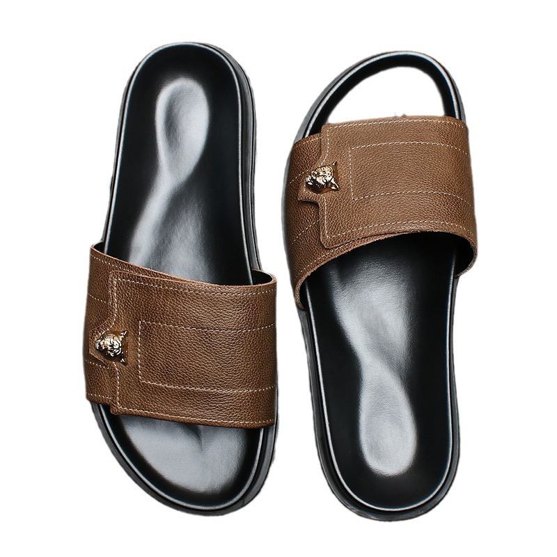 2025 New Genuine Leather Slipp - Flip Flop Leather Men 리뷰 및 가격
