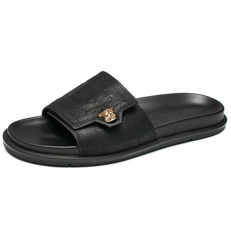 2025 New Genuine Leather Slipp - Flip Flop Leather Men 리뷰 및 가격