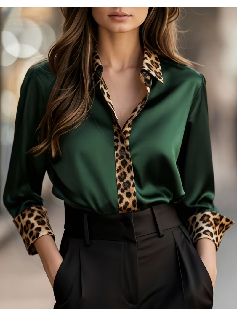 Elegant Long Sleeve Button Dow - Shirt Camp Collar 리뷰 및 가격