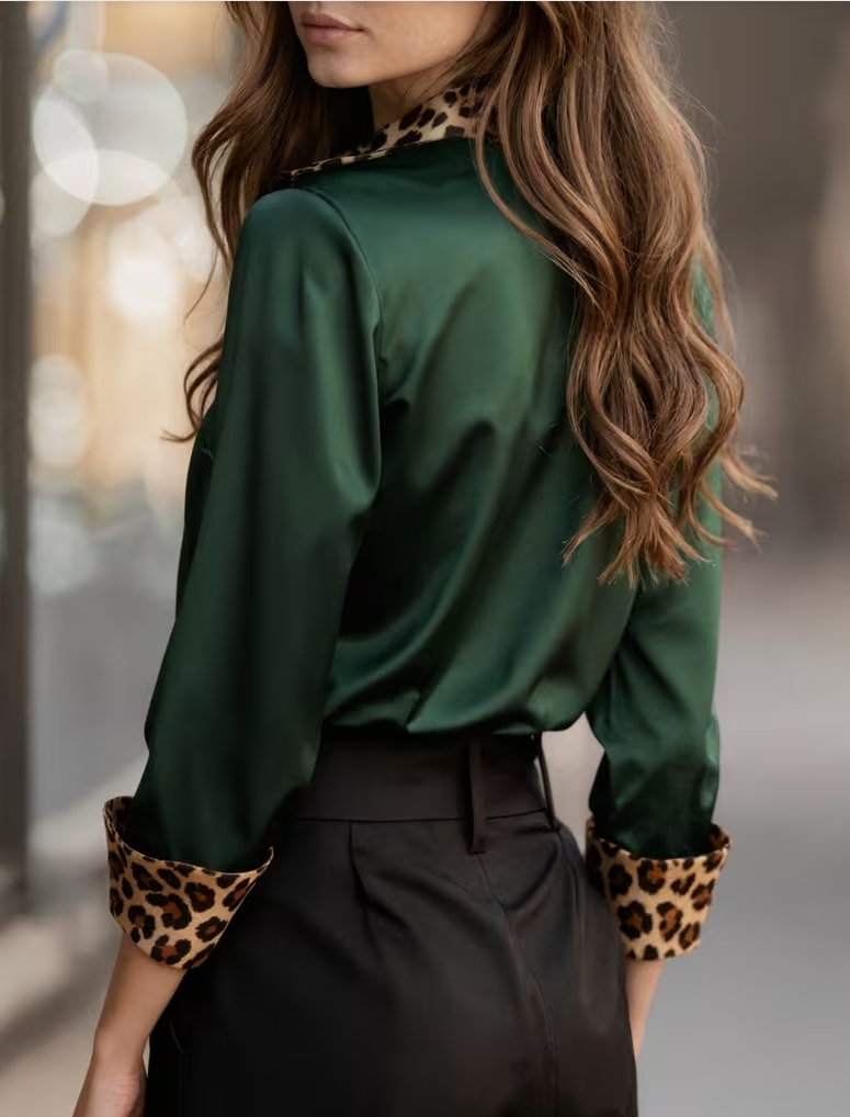 Elegant Long Sleeve Button Dow - Shirt Camp Collar 리뷰 및 가격
