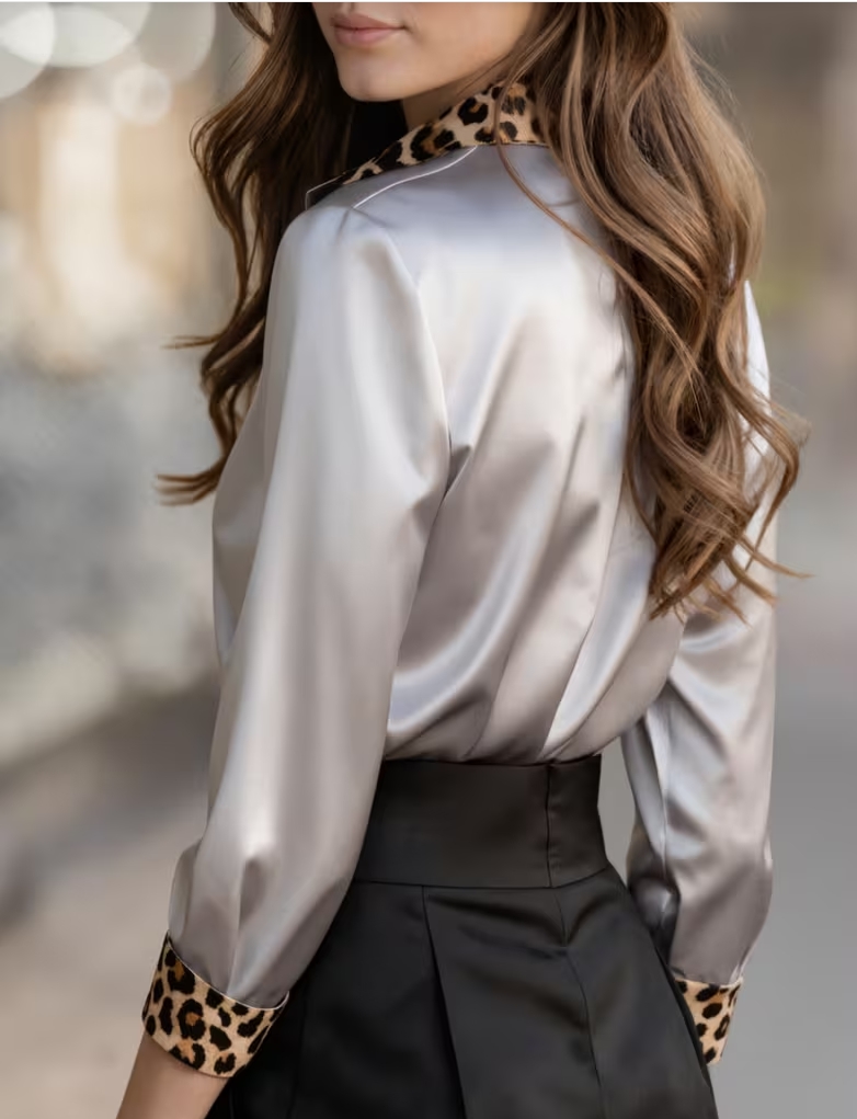 Elegant Long Sleeve Button Dow - Shirt Camp Collar 리뷰 및 가격