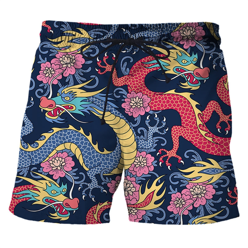 Chinese Dragon 3d Print Swim T - Trunks Board Surf 리뷰 및 가격