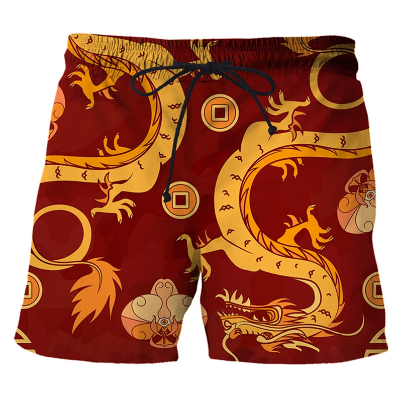 Chinese Dragon 3d Print Swim T - Trunks Board Surf 리뷰 및 가격